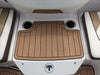 Teak over Espresso Brushed Laser / 2 Inch Teak