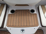 Teak over Espresso Brushed Laser / 2 Inch Teak
