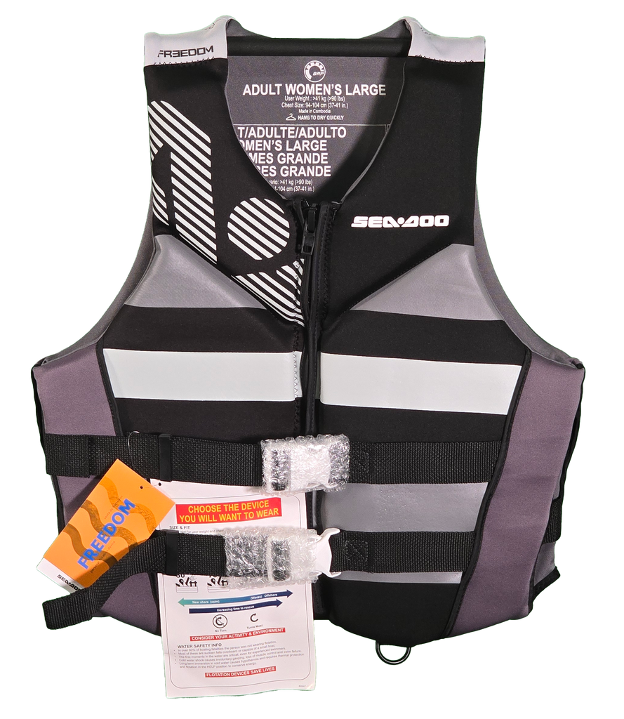 Sea-Doo Ecoprene Freedom Black PFD (LADIES)