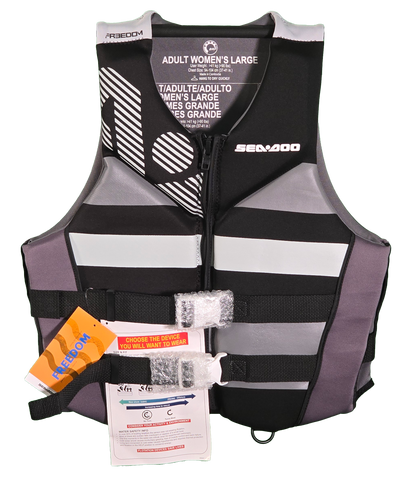 Sea-Doo Ecoprene Freedom Black PFD (LADIES)