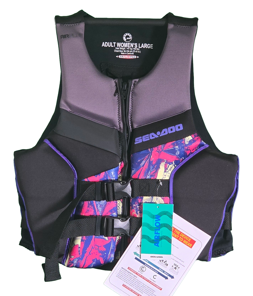 Sea-Doo Neoprene Airflow Refraction Deep Purple PFD (LADIES)