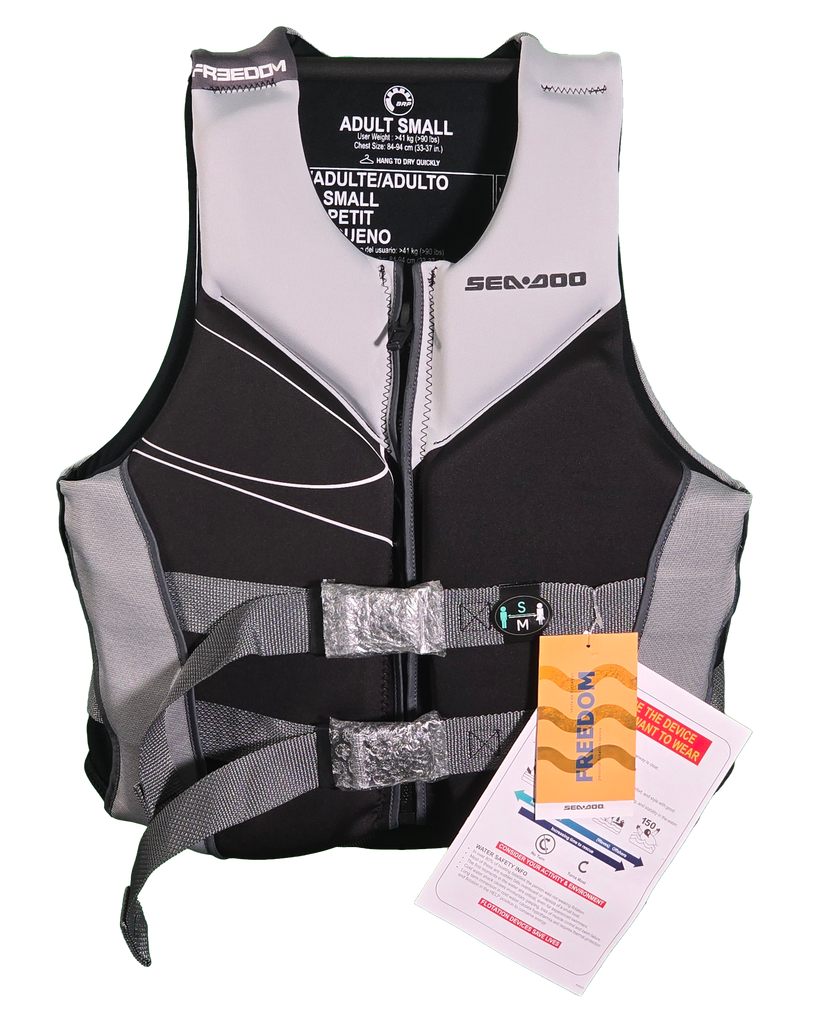 Sea-Doo Neoprene Freedom Stream Black PFD (LADIES) - SMALL