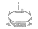 Aft Boarding Step Marine Mat Kit For SeaDoo Switch