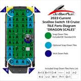 Marine Mat Tiles For SeaDoo Switch