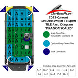 Marine Mat Tiles For SeaDoo Switch