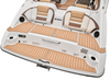 Teak over Espresso Brushed Laser / 2 Inch Teak