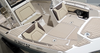 25ft FSH 21-Current MY / Champagne over Espresso Brushed Laser / 2 Inch Teak w/ Pinline