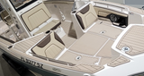 25ft FSH 21-Current MY / Champagne over Espresso Brushed Laser / 2 Inch Teak w/ Pinline