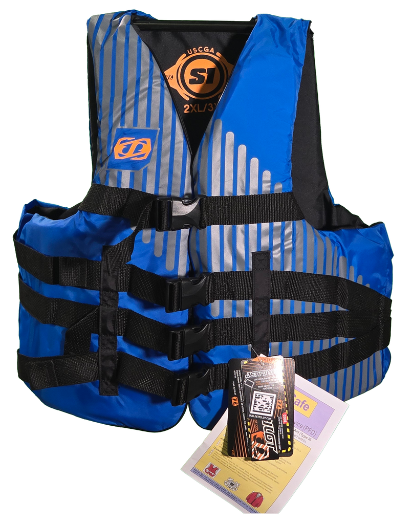 JET PILOT S1 NYLON BLUE PFD (MEN'S) - 2X ONLY
