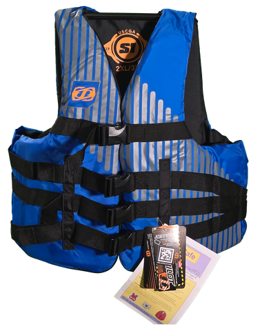 JET PILOT S1 NYLON BLUE PFD (MEN'S) - 2X ONLY