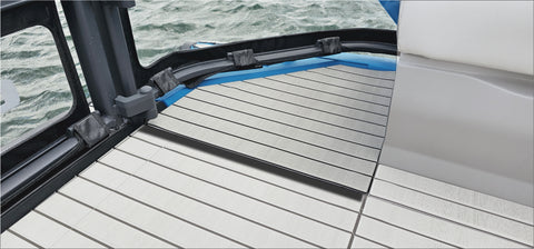 Titanium Gray over Black / 2 Inch Plank