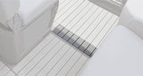 Titanium Gray over Black / 2 Inch Plank