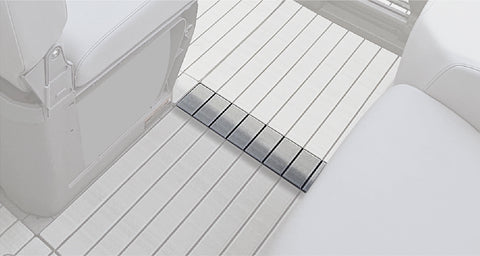 Titanium Gray over Black / 2 Inch Plank
