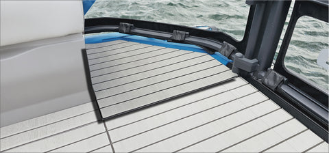 Titanium Gray over Black / 2 Inch Plank