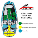 Marine Mat Port/Starboard Engine Bay Mats For Scarab 165 (2015-Current MY)