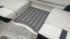 Storm Gray over Black / 2 Inch Teak (Closest Marine Mat color match is Slate Gray over Black)