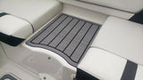 Storm Gray over Black / 2 Inch Teak (Closest Marine Mat color match is Slate Gray over Black)