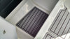 Storm Gray over Black / 2 Inch Teak (Closest Marine Mat color match is Slate Gray over Black)