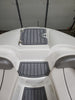 SeaDek Storm Gray over Black / 2 Inch Teak (Marine Mat closest match is Slate Gray over Black)