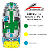 Marine Mat Helm Dash Mat for Yamaha 21 Foot Sport Boats (2017-22 MY)