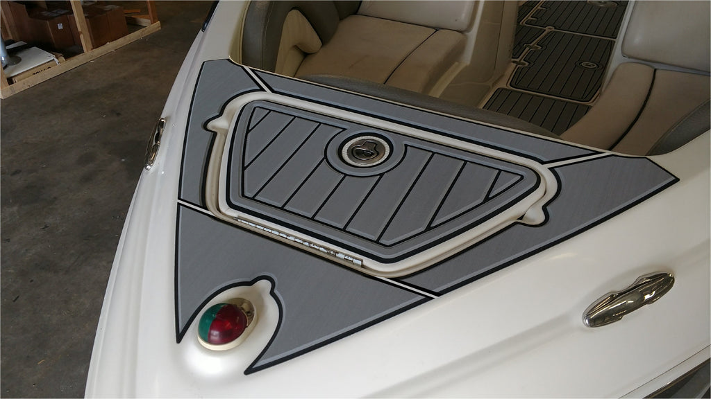 23ft  2007-2009 MY / Storm Gray SeaDek / 2 Inch Teak (Closest Marine Mat color: Slate Gray which is a shade darker, Titanium Gray is a lighter alternative)