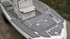19ft FSH 2016-2018 MY / Storm Gray SeaDek / 2 Inch Teak w/ Pinline Style (Closest Marine Mat color: Slate Gray which is a shade darker, Titanium Gray is a lighter alternative)
