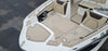25ft FSH 21-Current MY / Champagne over Espresso Brushed Laser / 2 Inch Teak w/ Pinline