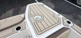 25ft FSH 21-Current MY / Champagne over Espresso Brushed Laser / 2 Inch Teak