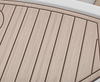 Champagne over Espresso Brushed Laser / 2 Inch Teak