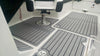Storm Gray over Black / 2 Inch Teak (Closest Marine Mat color match is Slate Gray over Black)