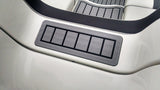 Storm Gray over Black / 2 Inch Teak (Closest Marine Mat color match is Slate Gray over Black)