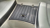 SeaDek Storm Gray over Black (closest to Slate Gray over Black Marine Mat) / 2 Inch Teak
