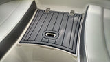 SeaDek Storm Gray over Black (closest to Slate Gray over Black Marine Mat) / 2 Inch Teak