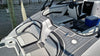 Storm Gray over Black / 2 Inch Teak (Closest Marine Mat color match is Slate Gray over Black)