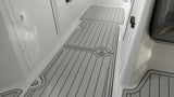 Cool Gray over Storm Gray Embossed / 2 Inch Teak (No longer available - placement reference only)