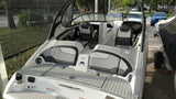 Cool Gray over Storm Gray Embossed / 2 Inch Teak (No longer available - placement reference only)
