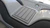 SeaDek Cool Gray over Storm Gray, Embossed Texture, 2 Inch Teak Style (No longer available - placement reference only) Closest Marine Mat color match is Titanium Gray
