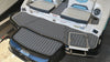 Material Shown is Embossed Storm Gray over Black and Is Used Only For Placement Reference - Color and Style Not Available for Purchase