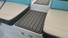 Material Shown is Embossed Storm Gray over Black and Is Used Only For Placement Reference - Color and Style Not Available for Purchase
