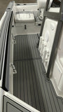 21ft FSH 18-22 MY / Storm Gray SeaDek         / 2 Inch Teak w/ Pinline (Closest Marine Mat Color: Slate Gray which is a shade darker, Titanium Gray is a lighter alternative)