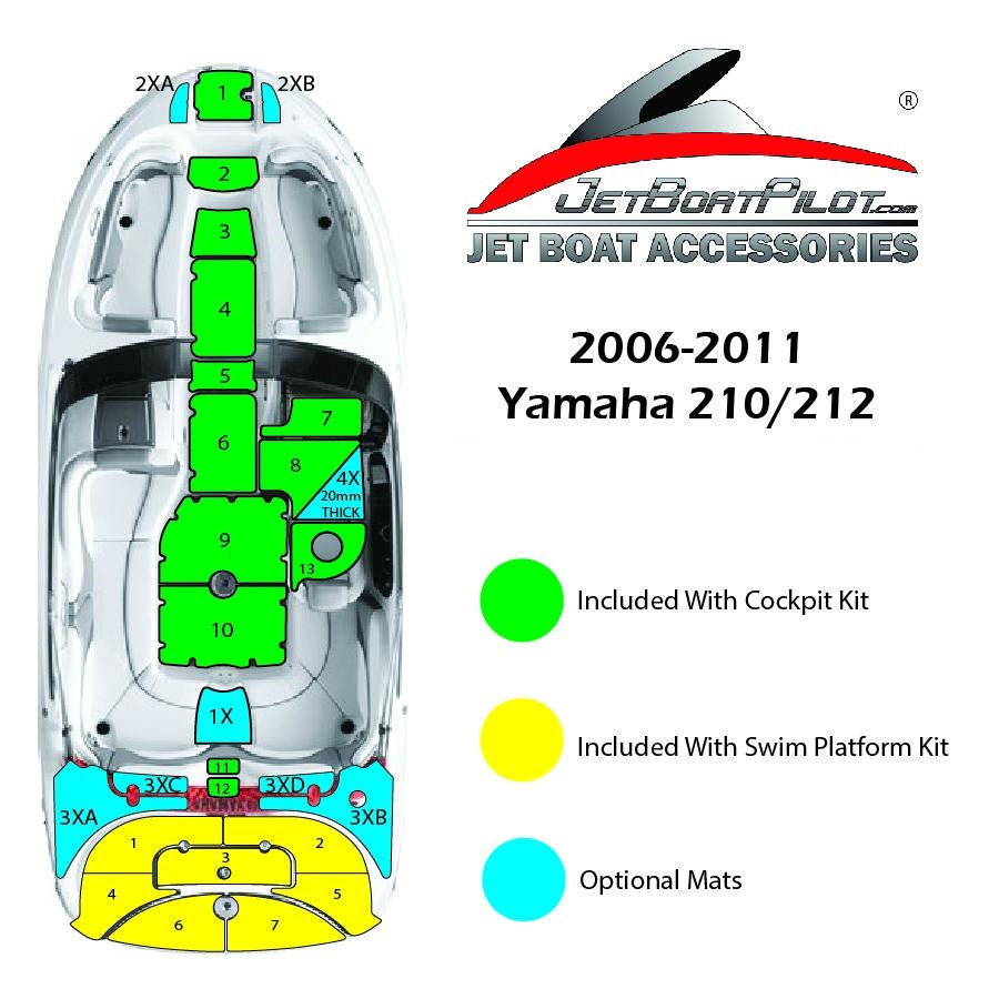 Yamaha 210/212 Hydro-Turf Anchor Locker Mat (06-11 MY) – JetBoatPilot