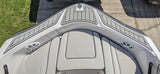 Titanium Gray over Black Brushed Laser / 2 Inch Teak
