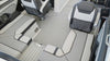 Cool Gray over Storm Gray Embossed / 2 Inch Teak (No longer available - placement reference only)