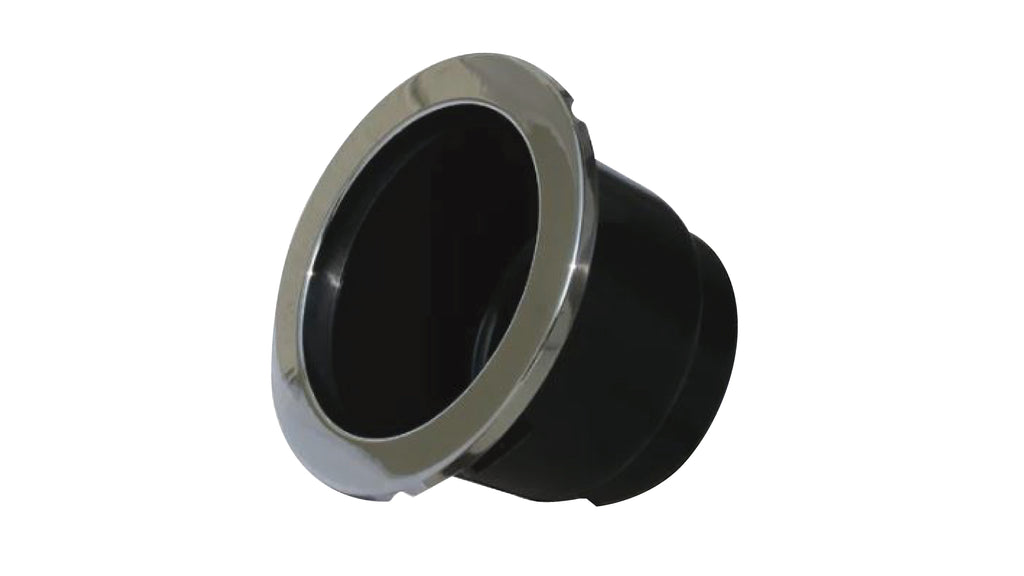 Chrome Trimmed Plastic Drink Holder