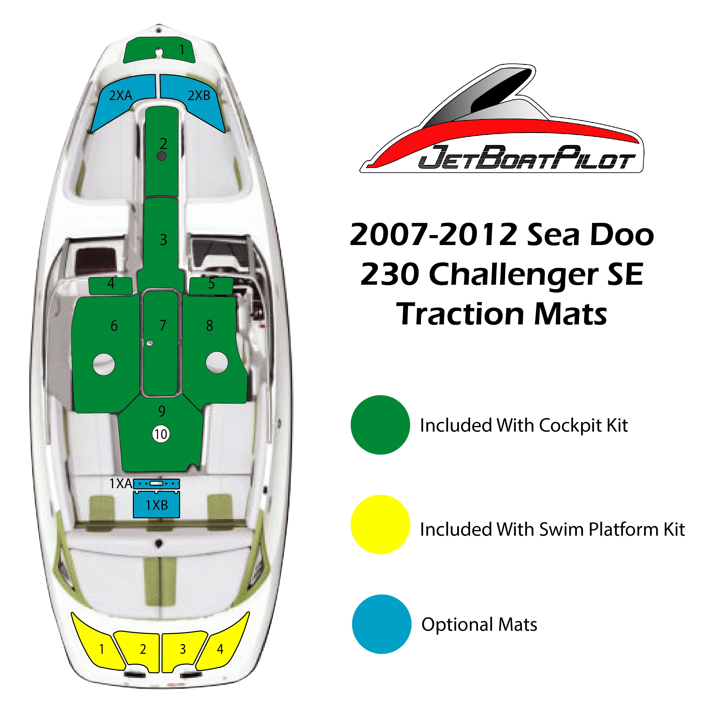 Marine Mat For Sea-Doo 230 Challenger SE/SP (07-12 MY