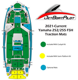 Marine Mat Large Console Mat (8X) for Yamaha 252/255 FSH (21-Current MY)