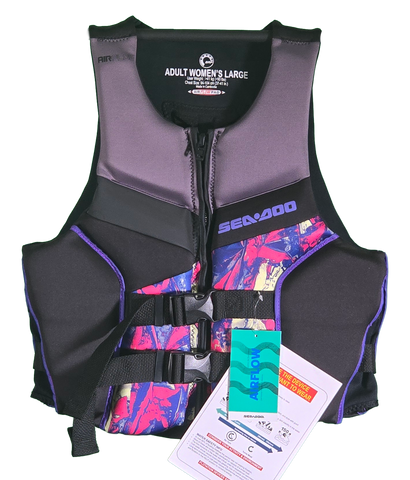 Sea-Doo Neoprene Airflow Refraction Deep Purple PFD (LADIES)