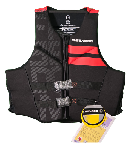 Sea-Doo Ecoprene Freedom Black/Red PFD (MENS)