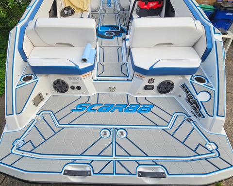 Tri-Color Marine Mat for Scarab 255 ID (15-Current MY)