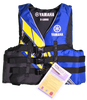 YAMAHA NYLON 3-BUCKLE BLUE/YELLOW PFD (MEN'S)